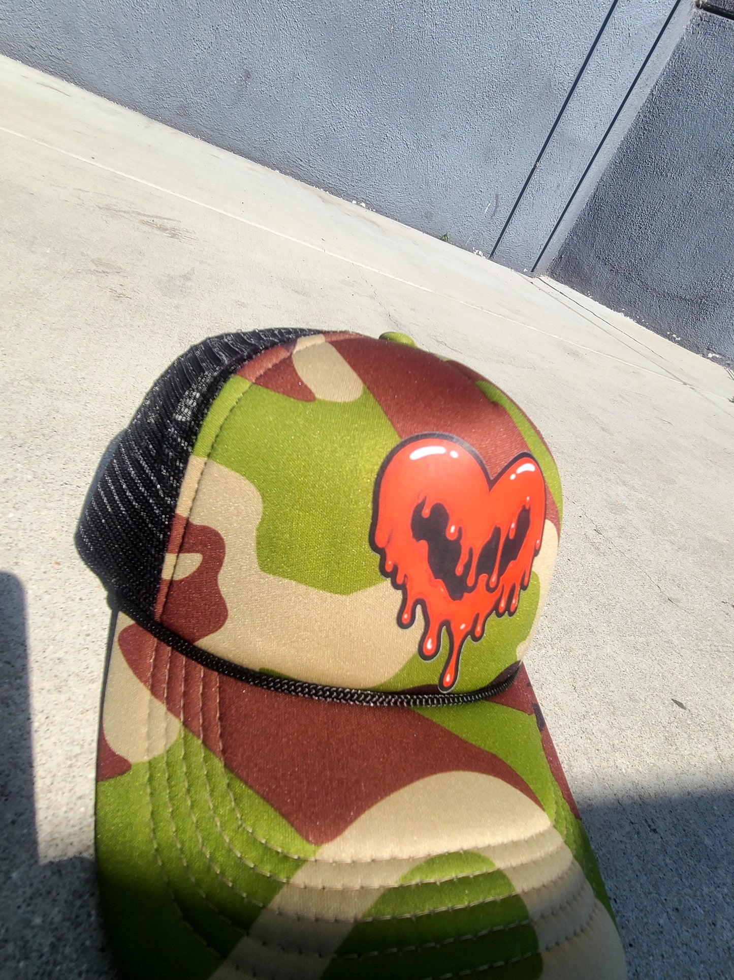 "Dripping Heart" Trucker Hats