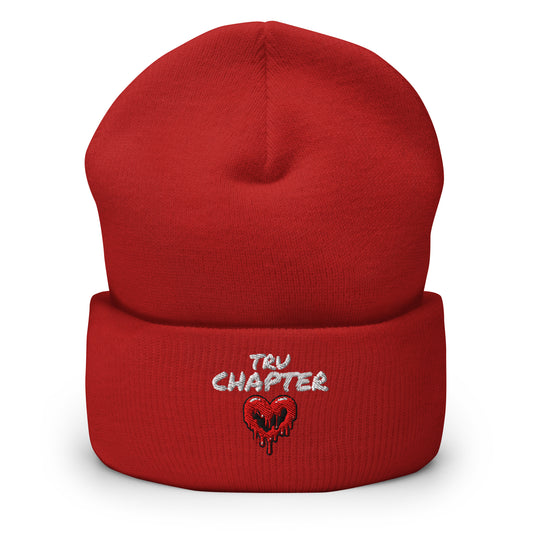 "Tru Chapter" Dripping Heart Beanie